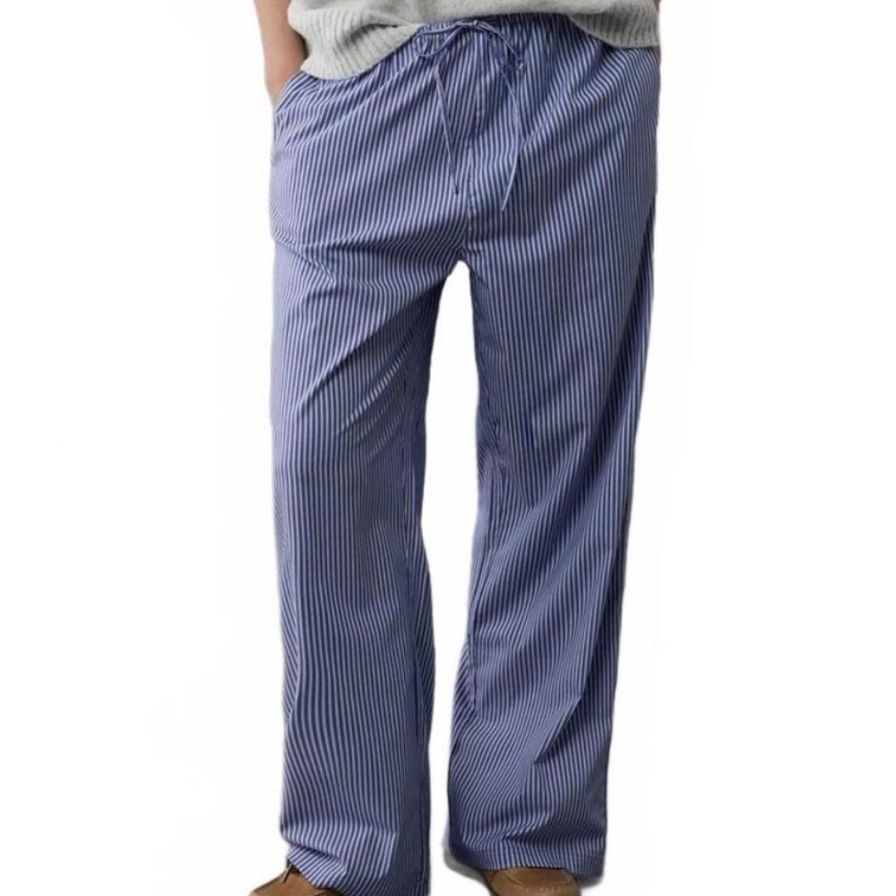 AE woven wide leg PJ pant